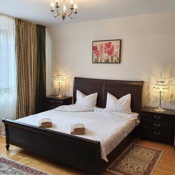 Фото номера Номер Делюкс с кроватью размера «queen-size» Гостевой дом Vila De la Lugas г. Орадя 5