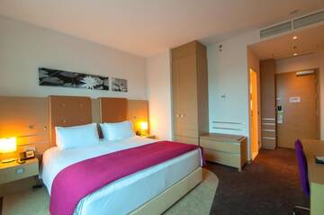 Фото номера Номер Делюкс с кроватью размера &quot;king-size&quot; и балконом Отель DoubleTree by Hilton Oradea г. Орадя 3