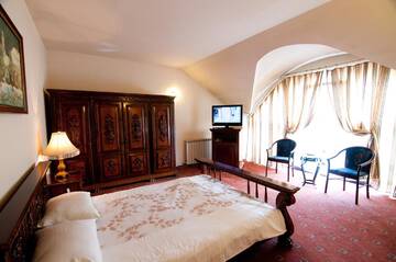 Фото номера Двухместный номер Делюкс с 1 кроватью Отель Elite Resort Hotel &amp; SPA г. Орадя 3