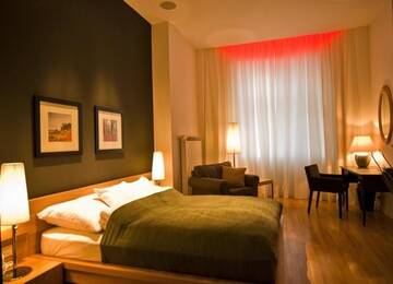 Фото номера Двухместный номер с 1 кроватью Отель Ivana Apart Hotel г. Орадя 6